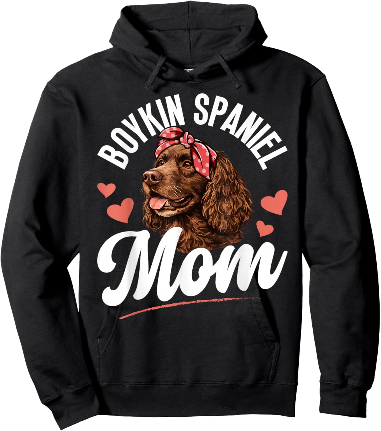 Boykin Spaniel Mom Boykin Spaniel Owner Hoodie - Hoodie | Black