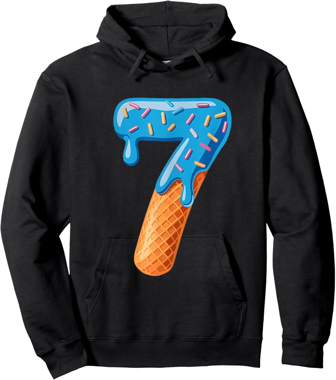 Funny 67 Ice Cream Drip Meme Matching Group Costume Hoodie - Hoodie | Black