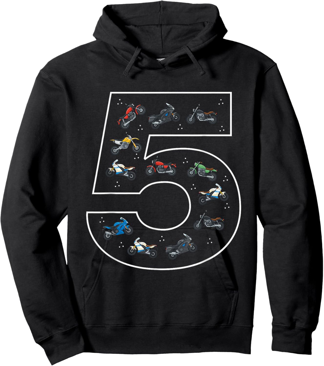 Motorcycle Hoodie - Hoodie | Black