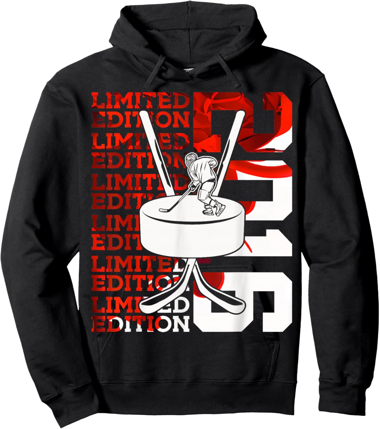 Limited Edition 2016 ICE Hockey 10TH Birthday Hoodie - Hoodie | Black