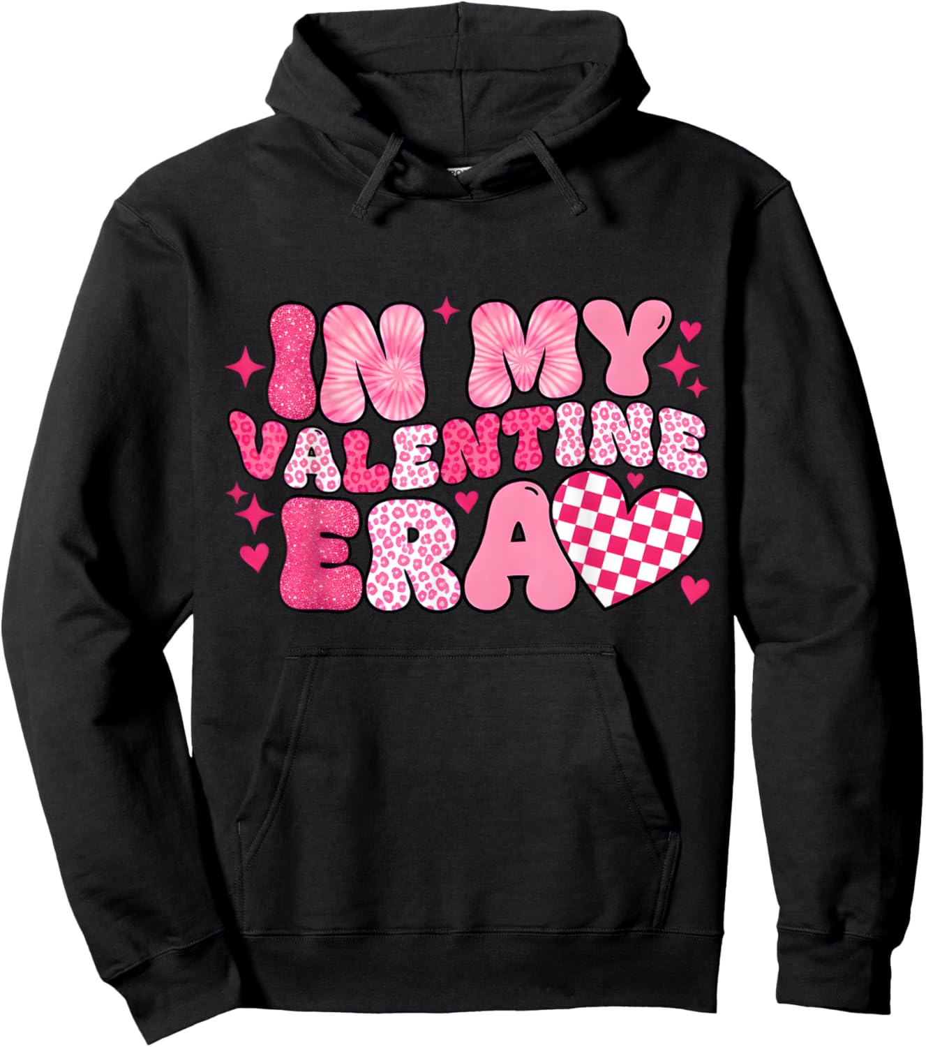 in My Valentine Era Hoodie - Hoodie | Black