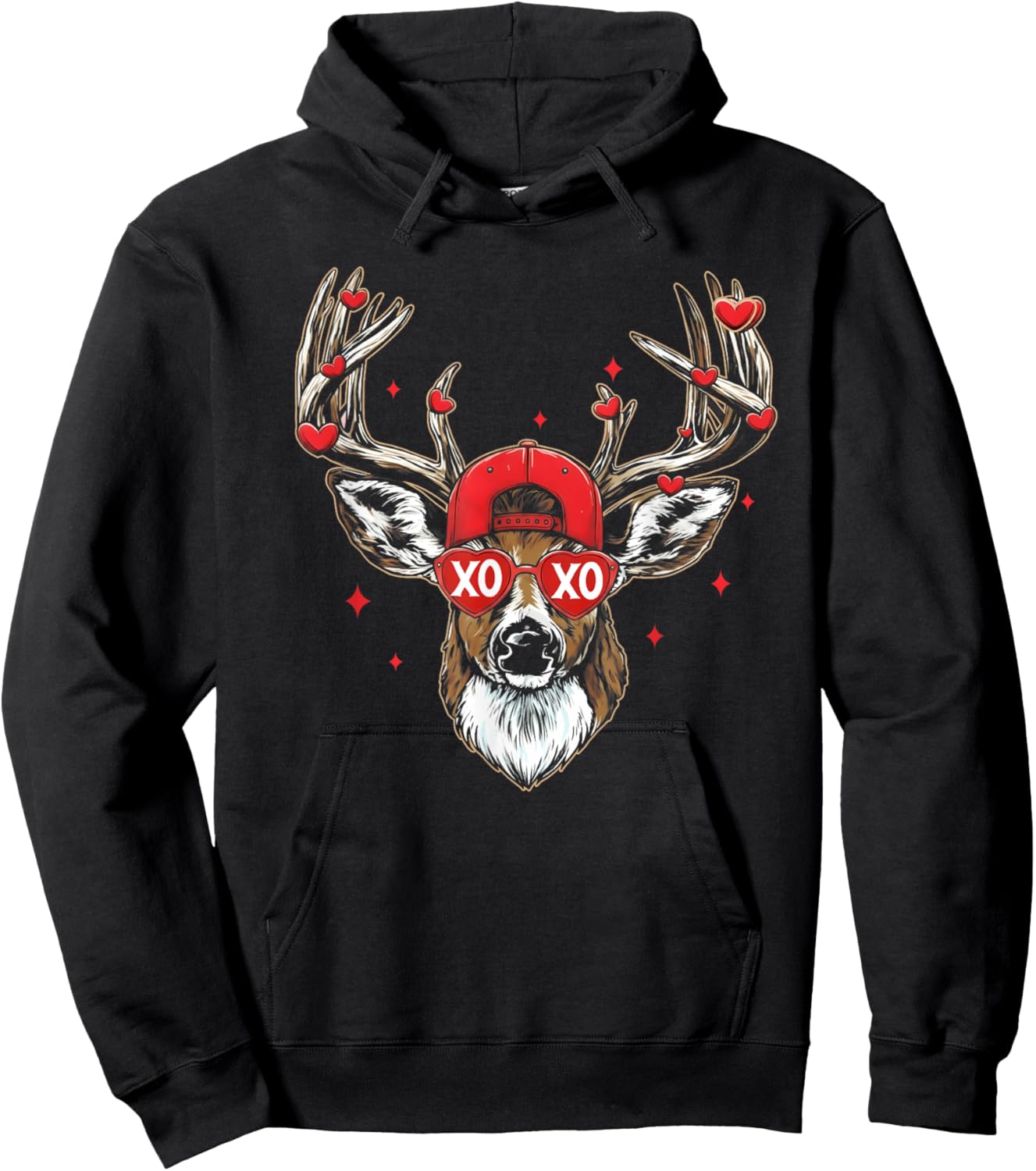 Boys Cap Men Boy Hoodie - Hoodie | Black