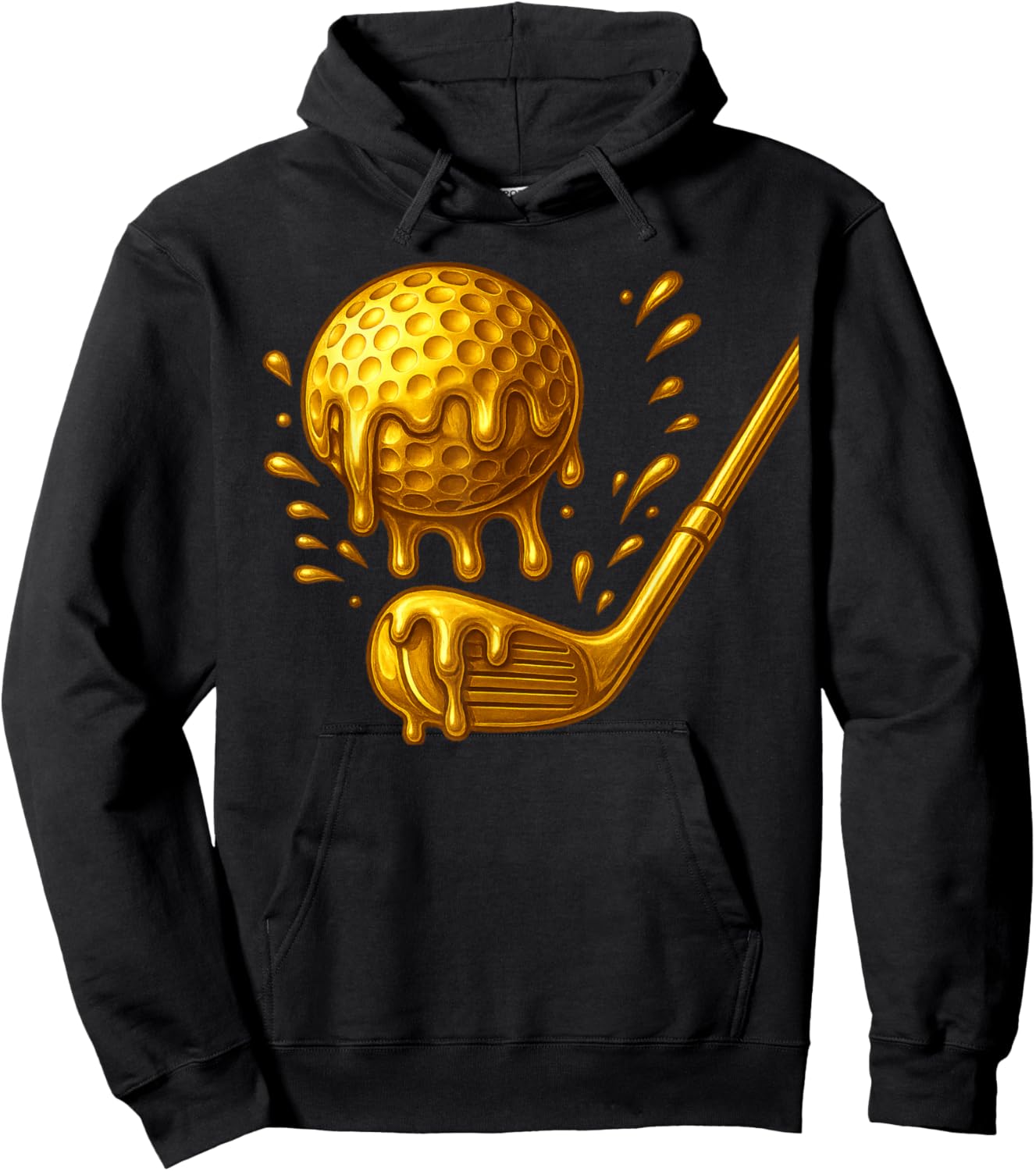 Respect The Drip Golf Vintage Swing Collection Hoodie - Hoodie | Black