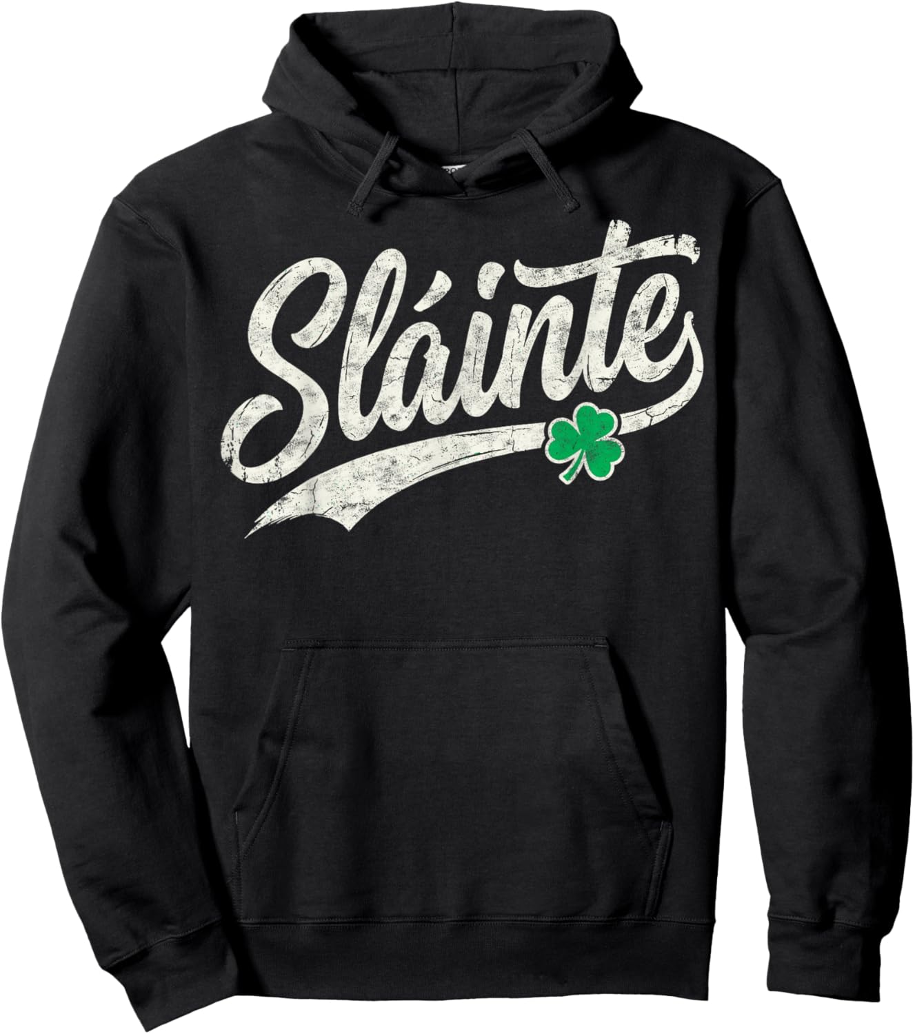 Slainte Saint Paddy's Patrick’s Day Shamrock Shenanigans Hoodie - Hoodie | Black