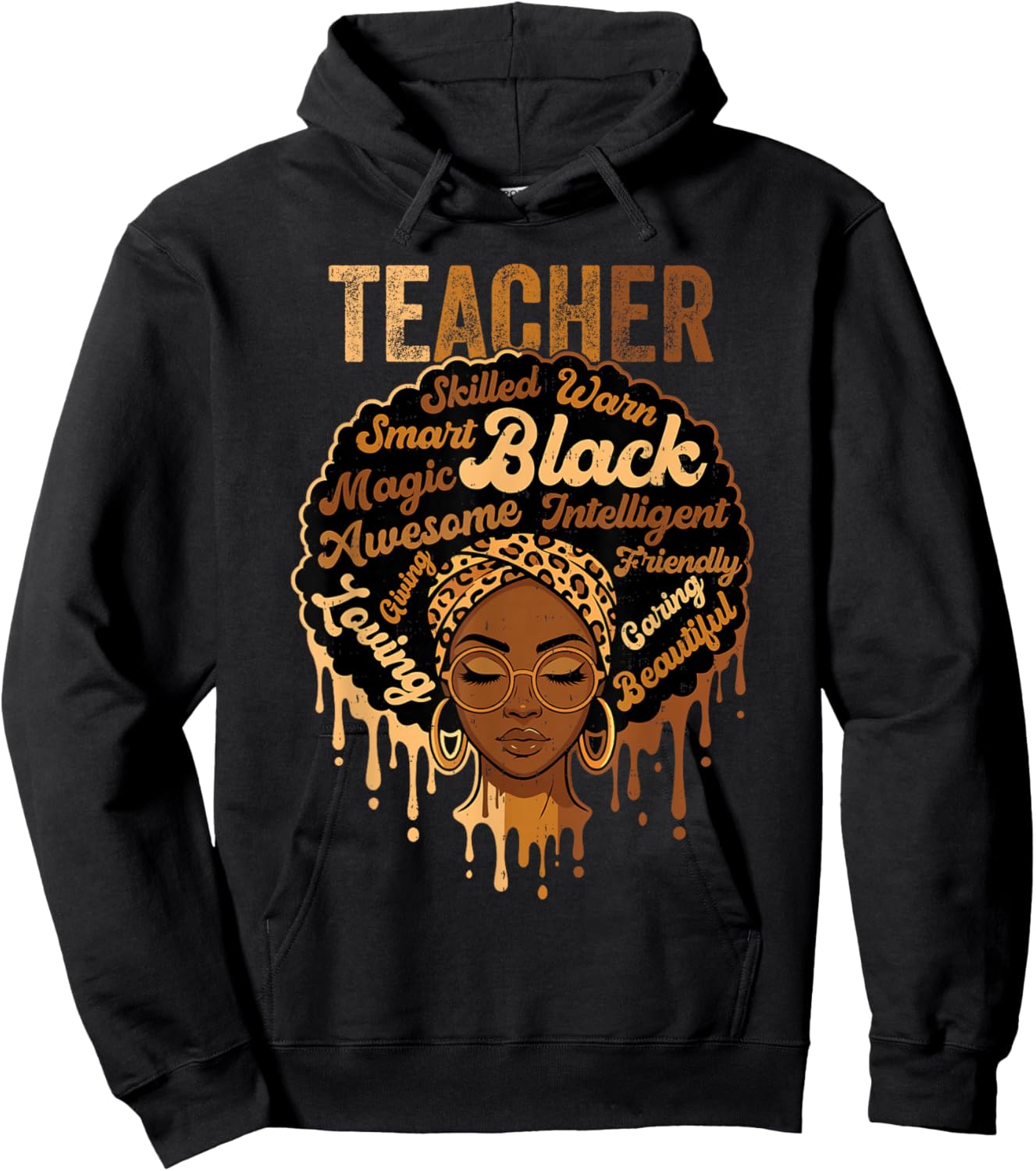 Black Teacher Black History Melanin African Educator Hoodie - Hoodie | Black