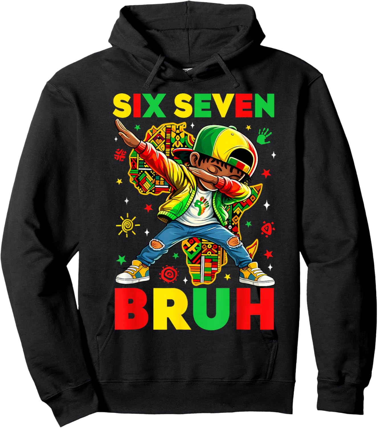 I Am Black Child History Month African American Kids Girls Hoodie - Hoodie | Black