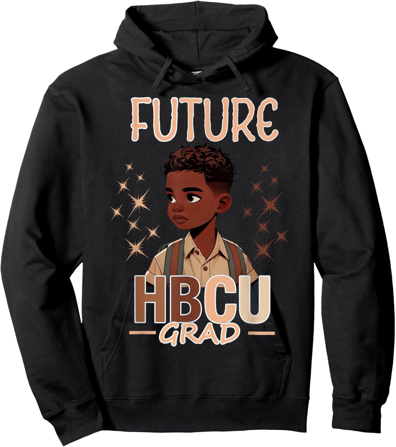 Future HBCU Grad Graduation Boy Hoodie - Hoodie | Black