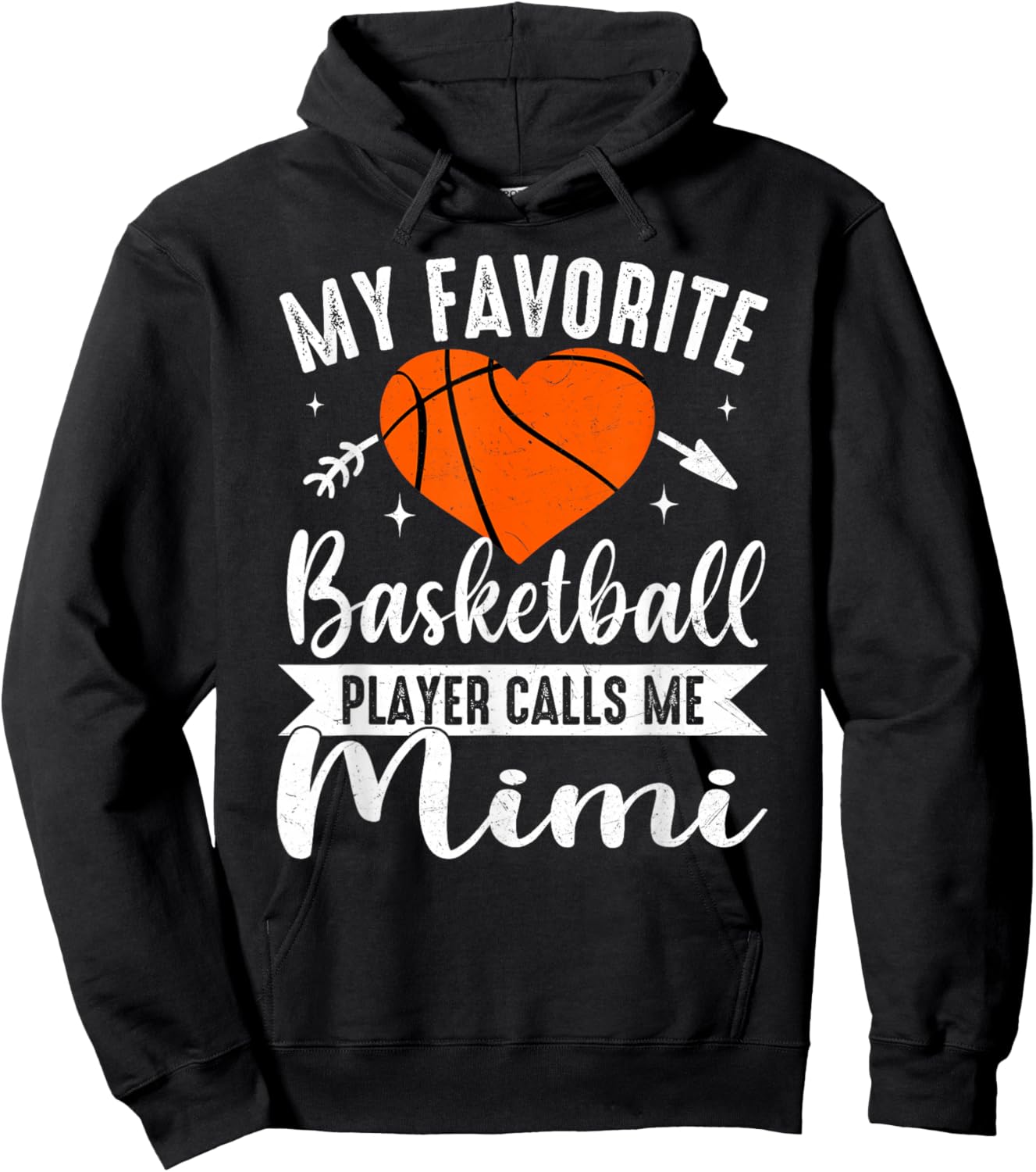 My Favorite Basketball Player Calls Me Mimi Team Sport Hoodie - Hoodie | Black