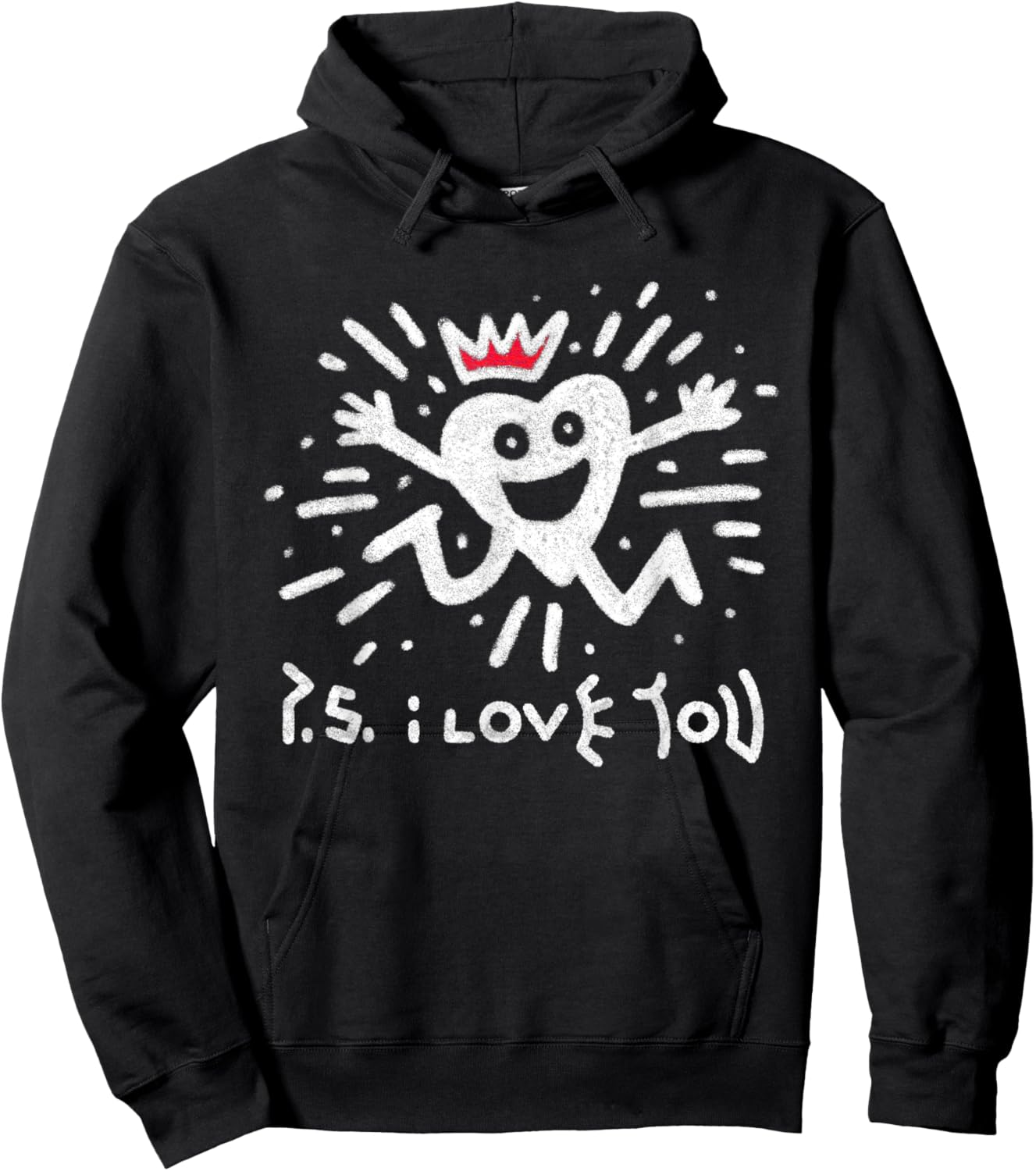 Ps I Love You Day Purple Hoodie - Hoodie | Black