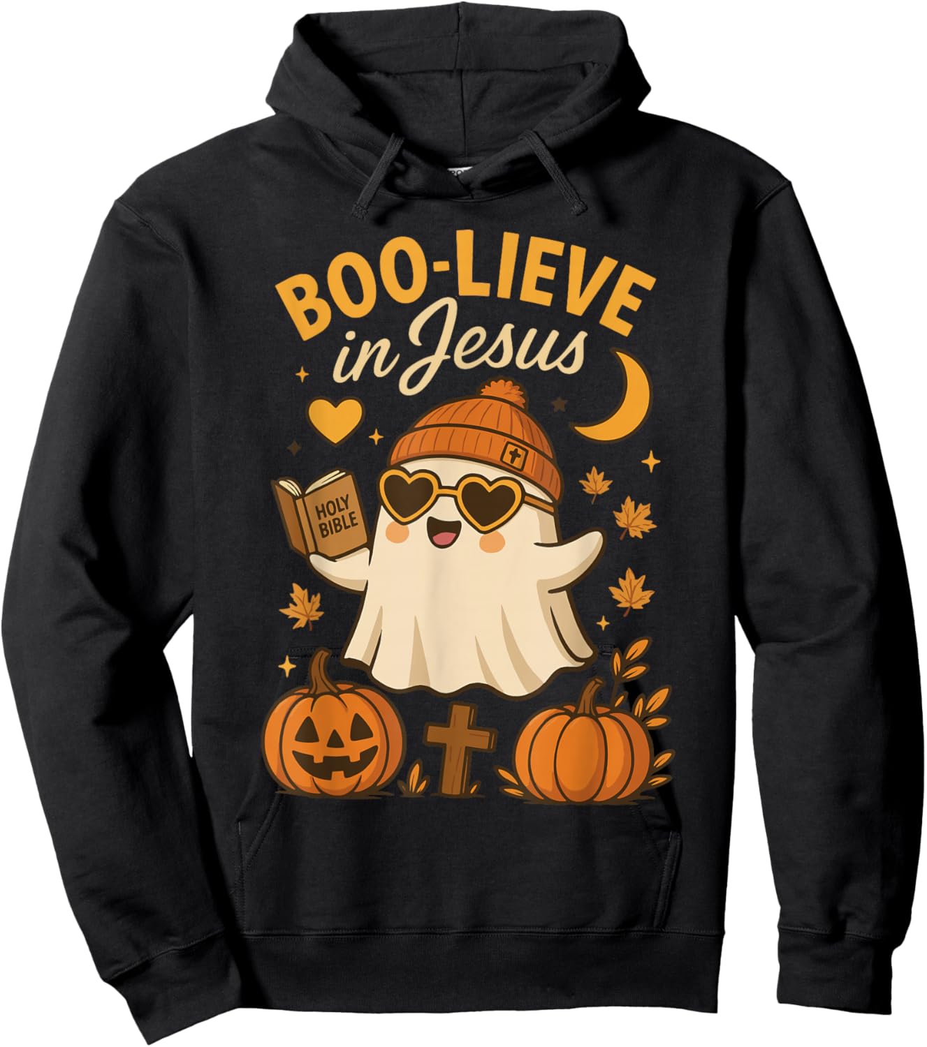 Boo-Lieve in Jesus Hoodie - Hoodie | Black