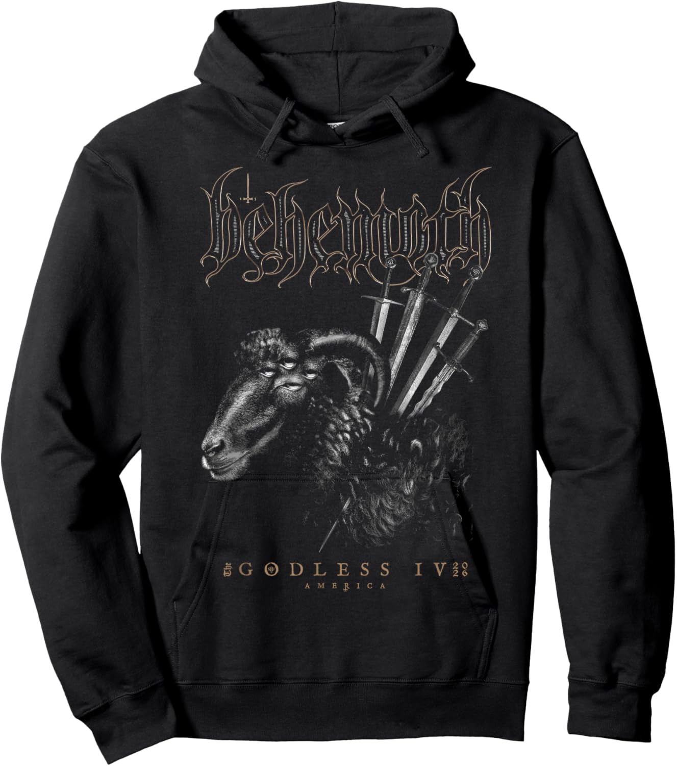 Behemoth Godless Goat ITIN Hoodie - Hoodie | Black