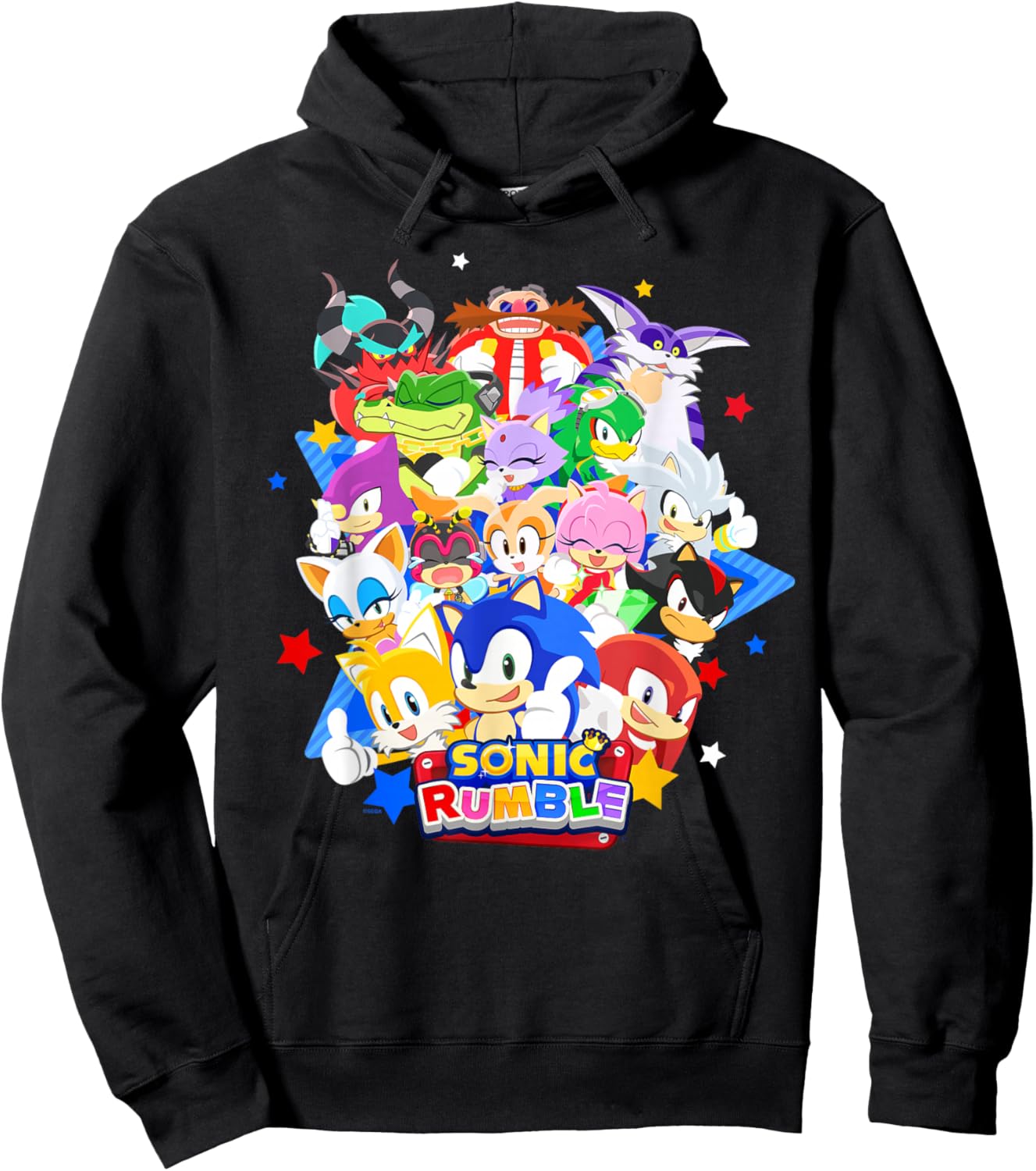 Sonic Rumble - Roll Call Group Hoodie - Hoodie | Black