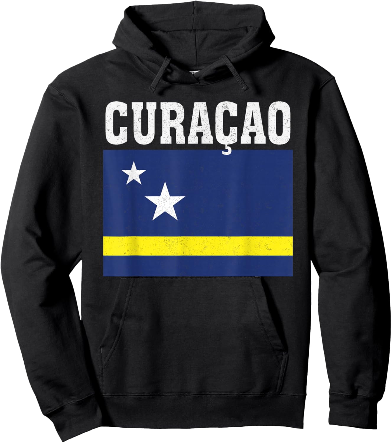 Curacao Flag Patriotic National Roots Souvenir Hoodie - Hoodie | Black