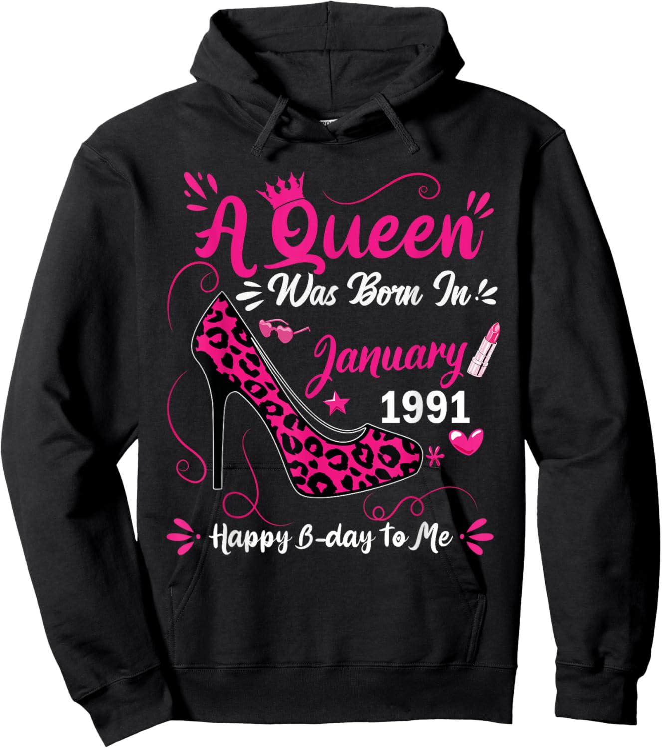 35th Birthday Legends were Born in January 1991 Hoodie - Hoodie | Black