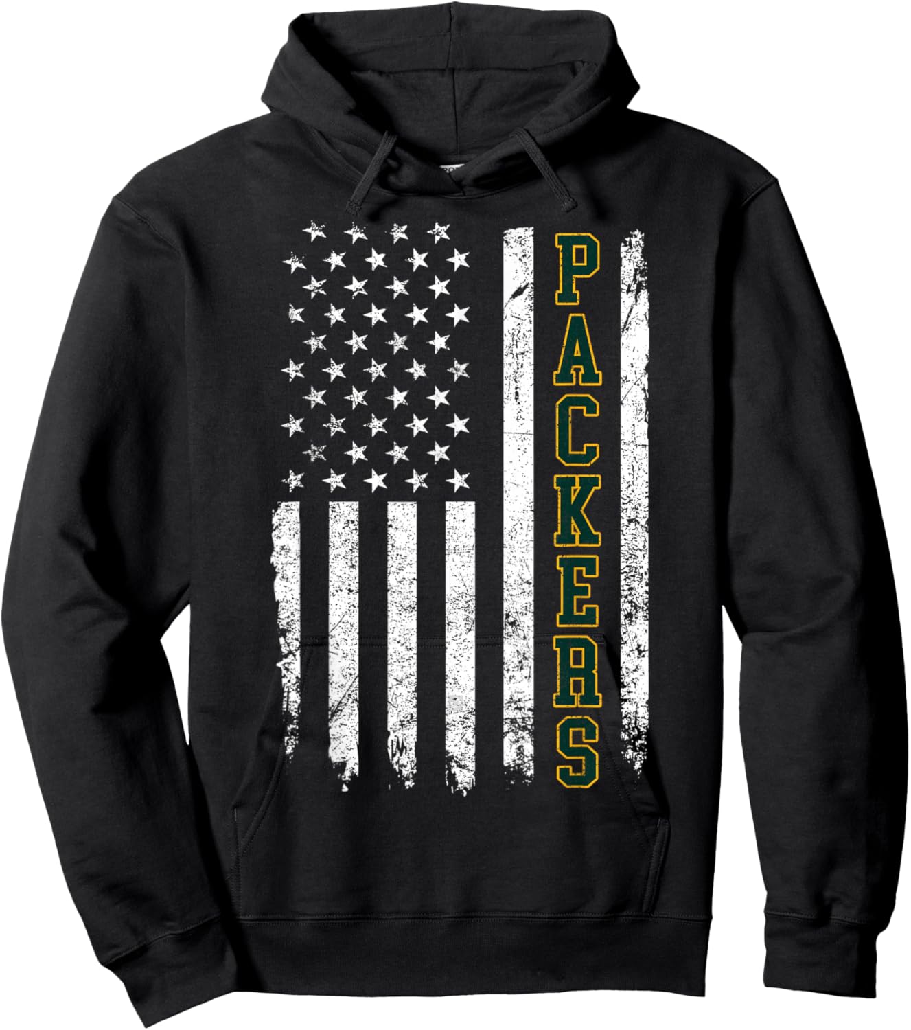 Retro Vintage Packers Hoodie - Hoodie | Black
