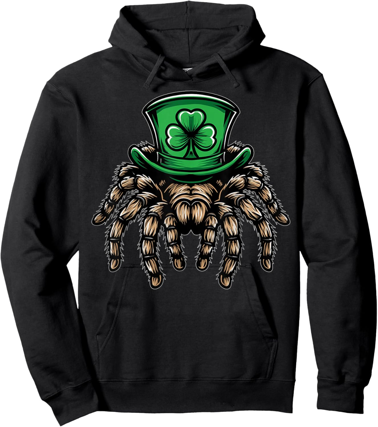 Tarantula Spider St. Patricks Day Pattys Day Irish Ireland Hoodie - Hoodie | Black