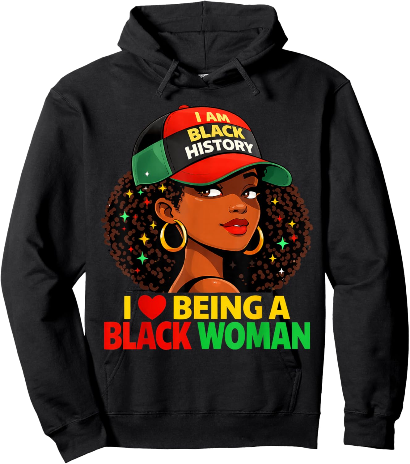 I'm Black History Month Shirt Girls Kids African American Hoodie - Hoodie | Black