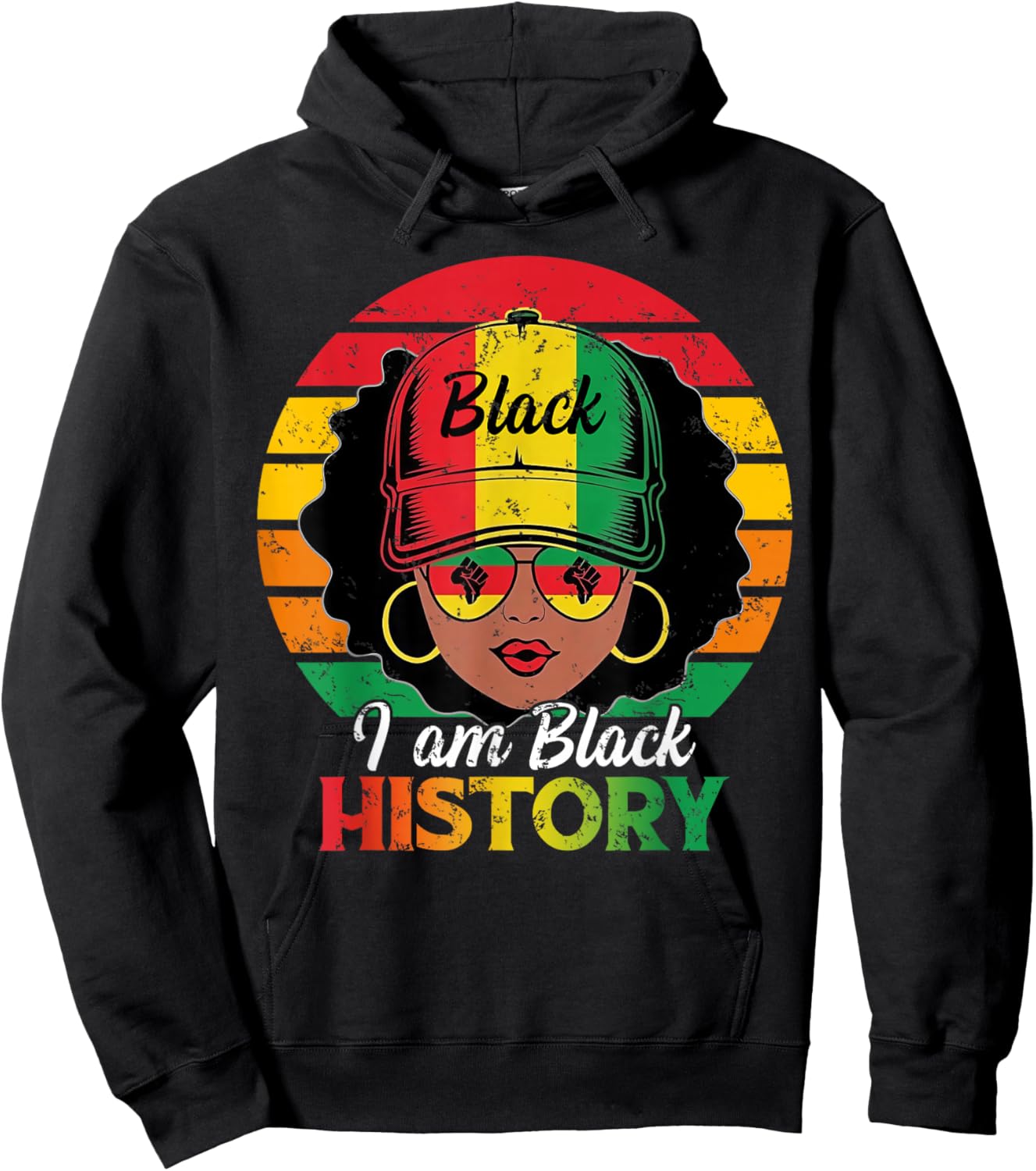 Funny I'm Black History Month African American Women Girls Hoodie - Hoodie | Black