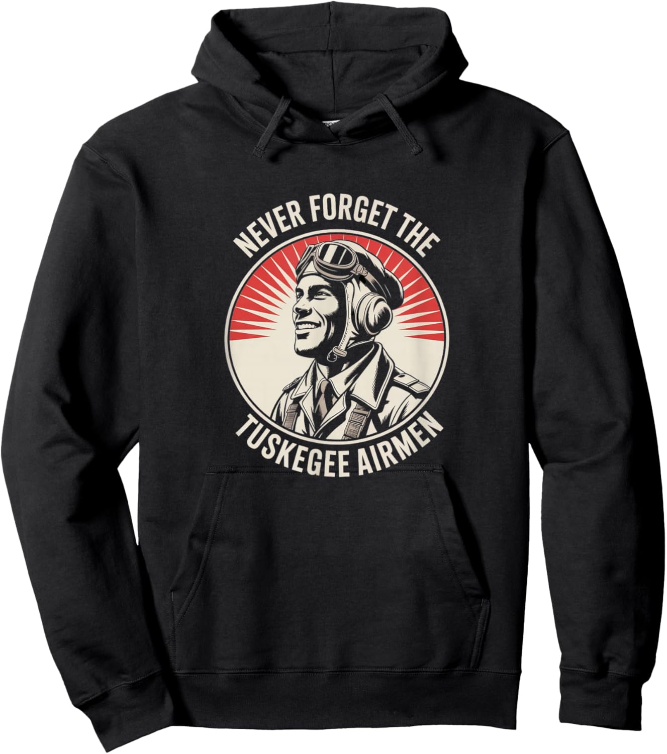 Retro Black Airmen Black History World War 2 Tuskegee Pilots Hoodie - Hoodie | Black