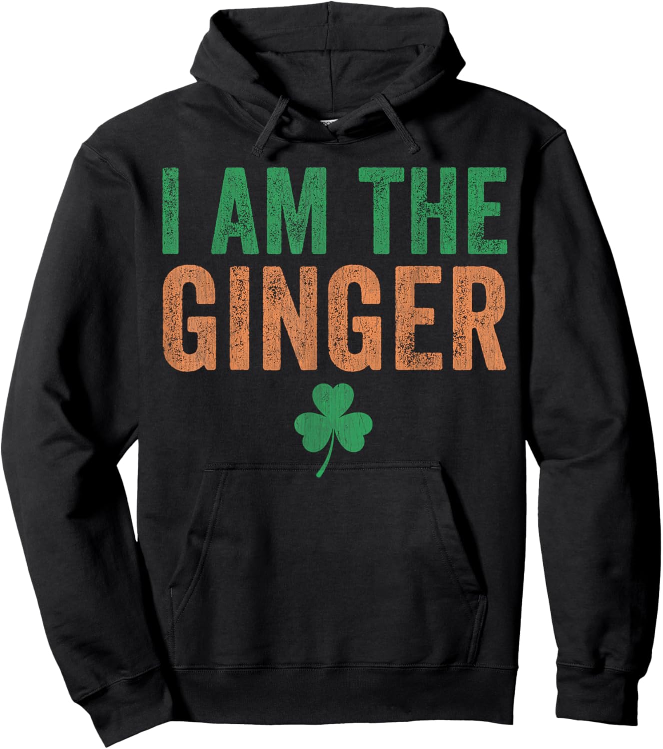 Dibs on The Ginger I Am The Ginger Funny St Patricks Day Hoodie - Hoodie | Black