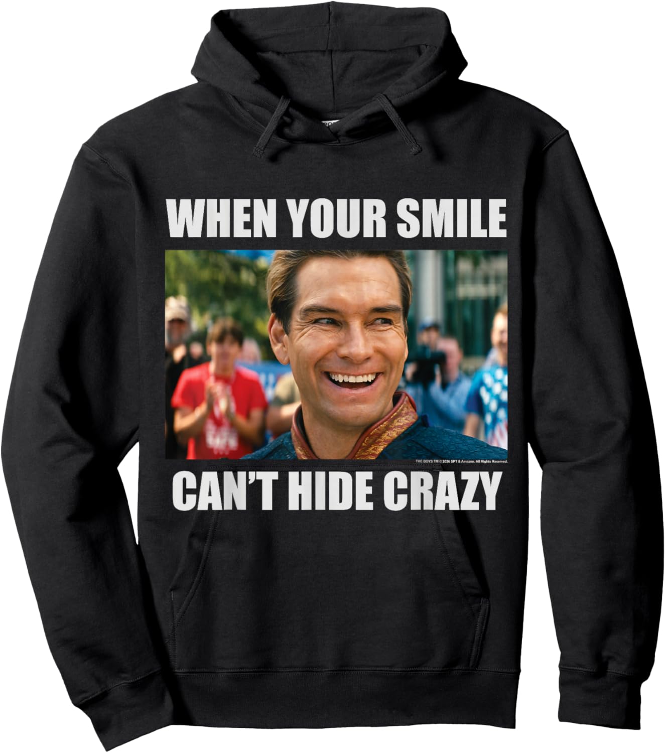 The Boys Homelander Meme Can't Hide Crazy Superhero TV Show Hoodie - Hoodie | Black