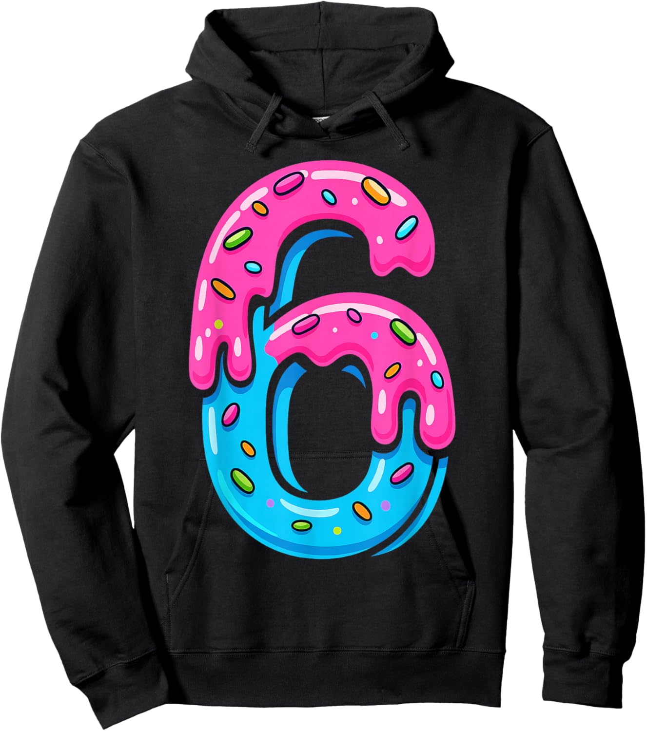 6 7 Couple Halloween Costume Ice Cream Drip Gen Alpha Slang Hoodie - Hoodie | Black