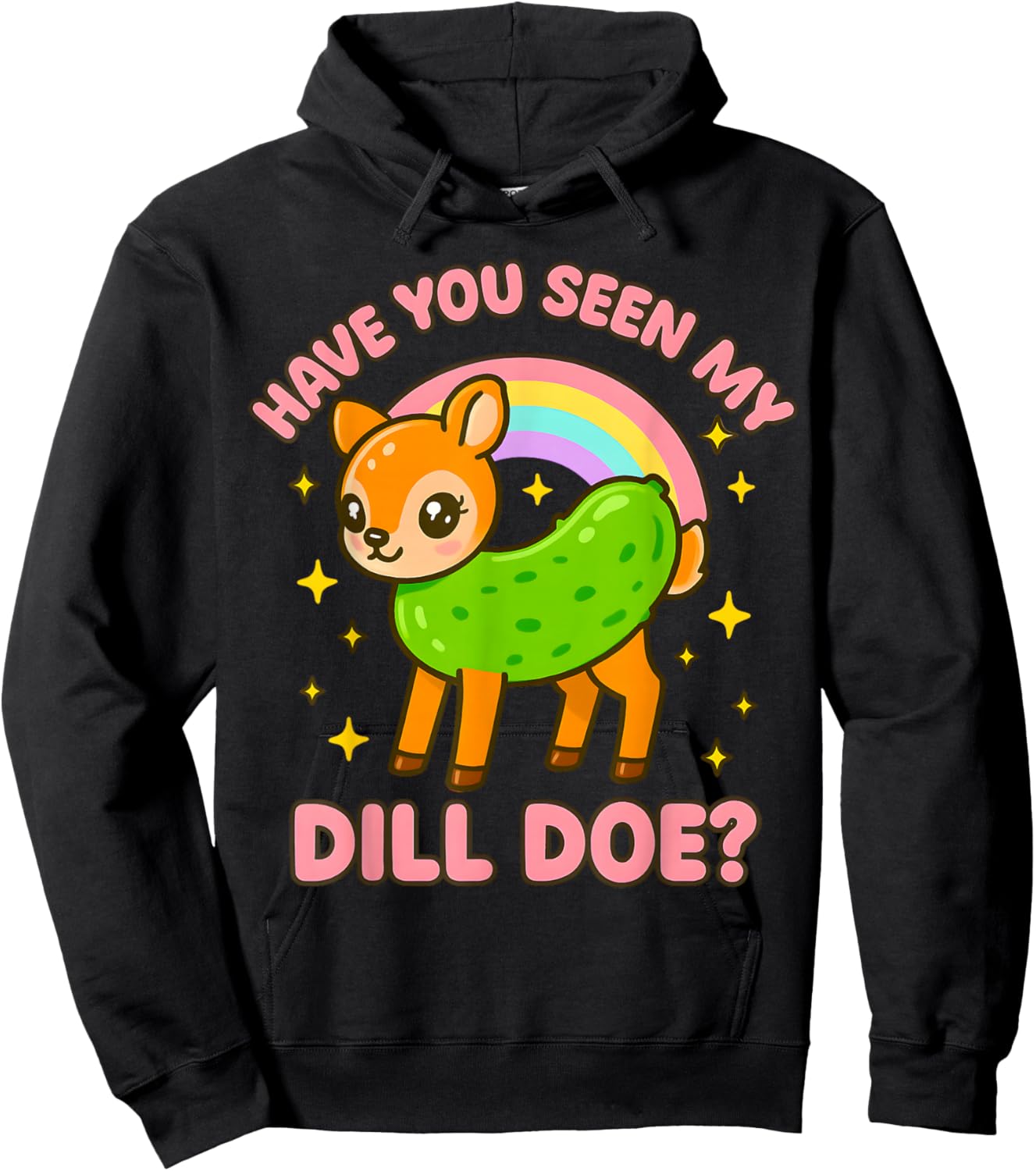 Dill Doe Inappropriate Women Funny Pickle Dirty Adult Humor Hoodie - Hoodie | Black