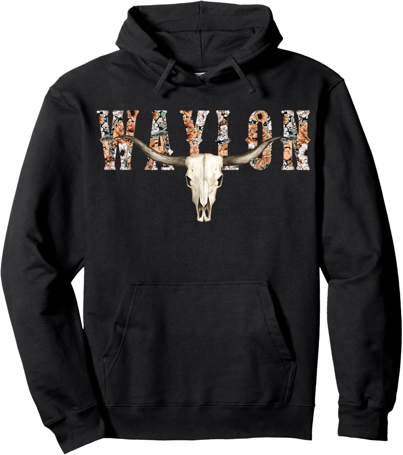 Vintage Retro Waylon Pride Name Gift Women Kid Hoodie - Hoodie | Black