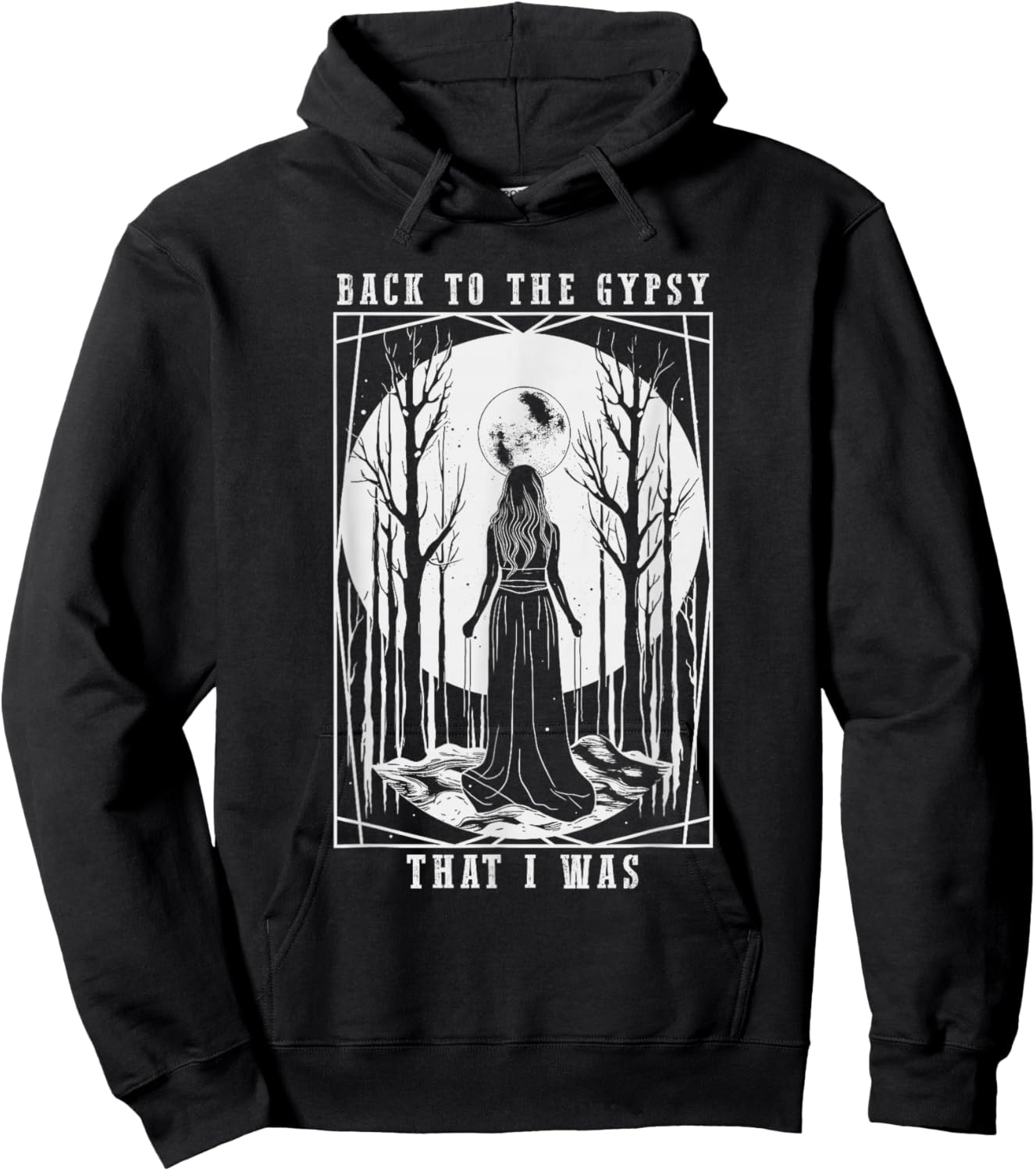 Back to The Gypsy That I was Hoodie - Hoodie | Black