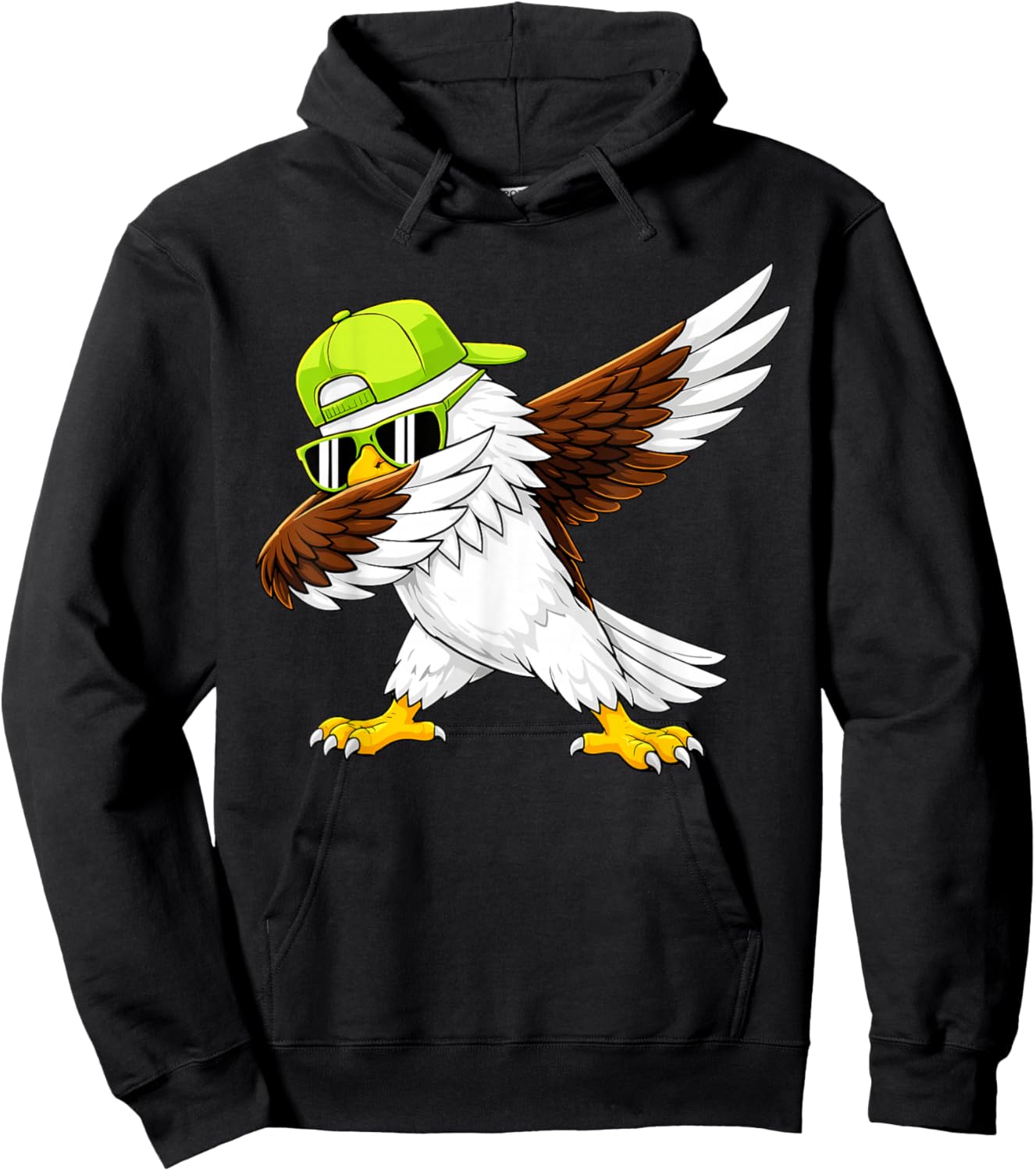 Sea Hawk Dabbing Women Youth Toddler Kids Boys Girls Hoodie - Hoodie | Black