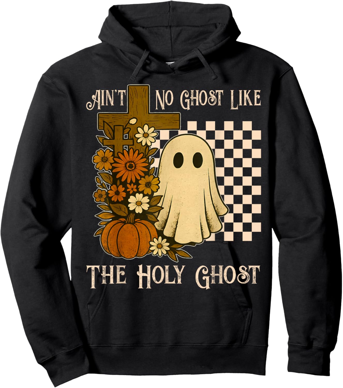 Ain't No Ghost Like The Holy Ghost Christian Halloween Hoodie - Hoodie | Black