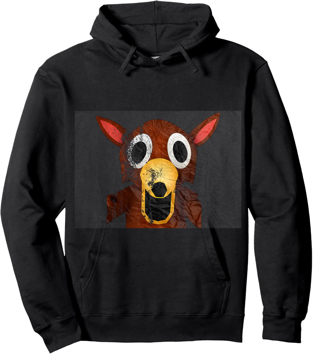 Deer in The Forest Kids 99 Nights Halloween Scary Gamer Run Hoodie - Hoodie | Black