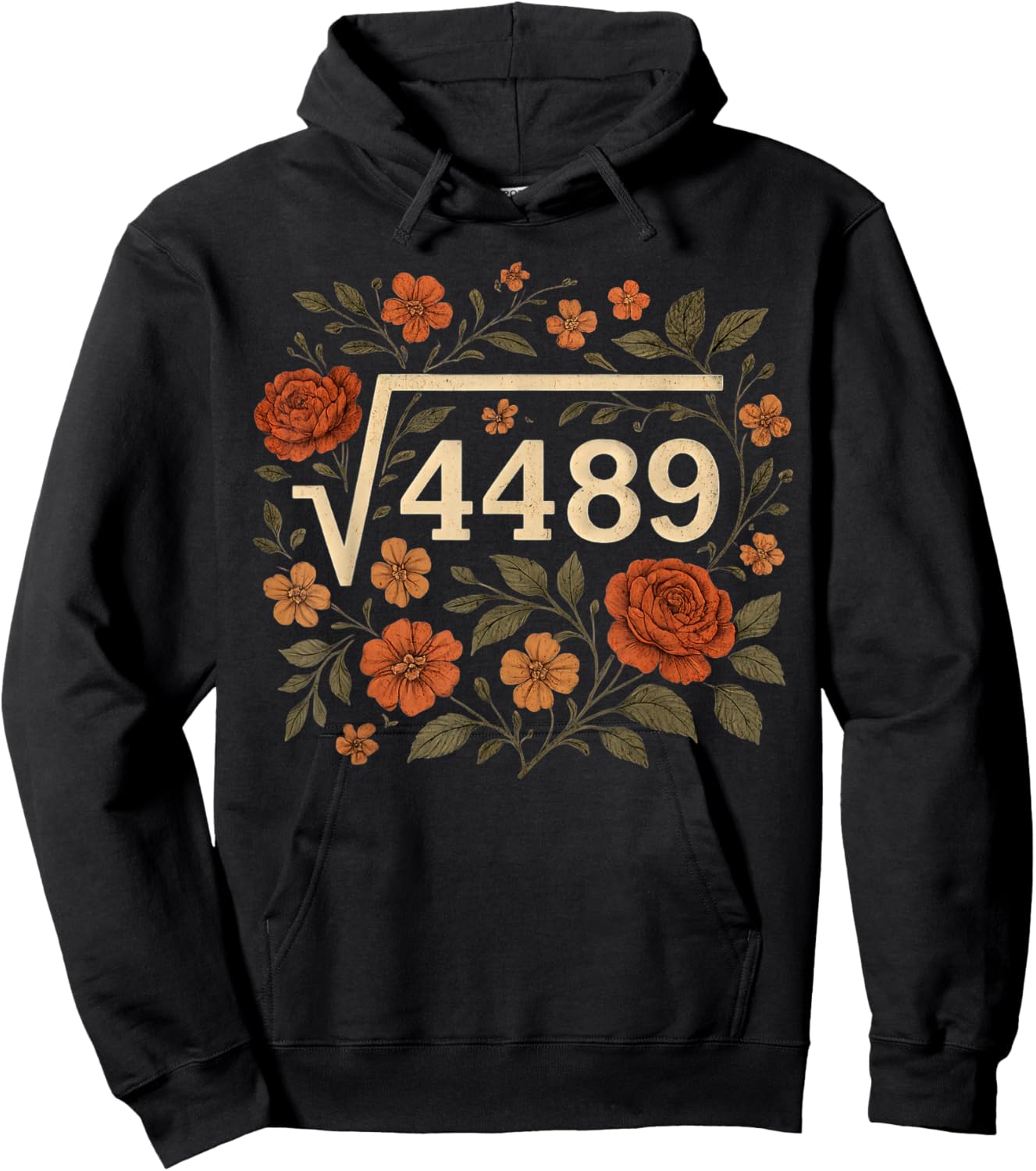Funny Square Root 4489 67 Funny Meme Saying 6 7 Math Hoodie - Hoodie | Black