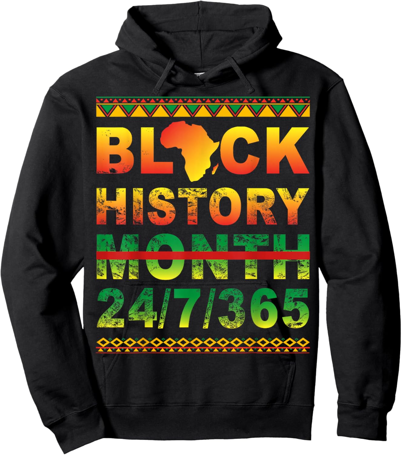 One Month Can't Hold Our History Black History Month Hoodie - Hoodie | Black