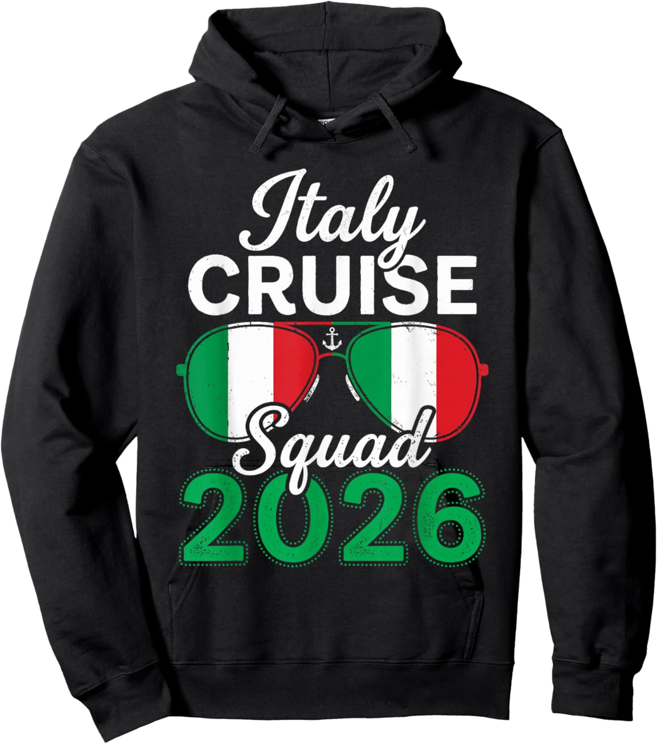 Italy Cruise Squad 2026 Hoodie - Hoodie | Black
