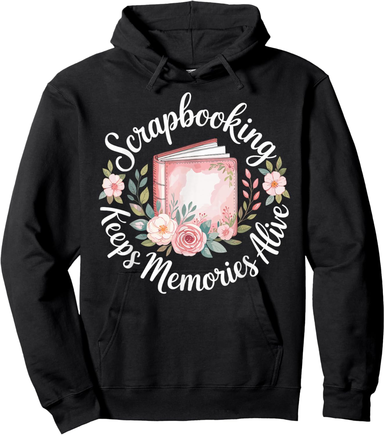 Cute Scrapbooking Hoodie - Hoodie | Black