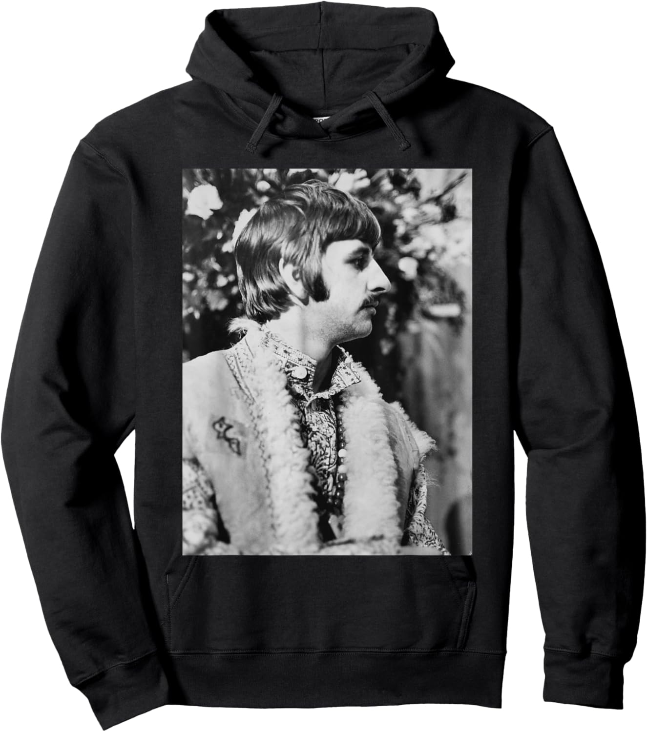 The Beatles Ringo Starr Penny Lane Blue Album Era 1967 Hoodie - Hoodie | Black