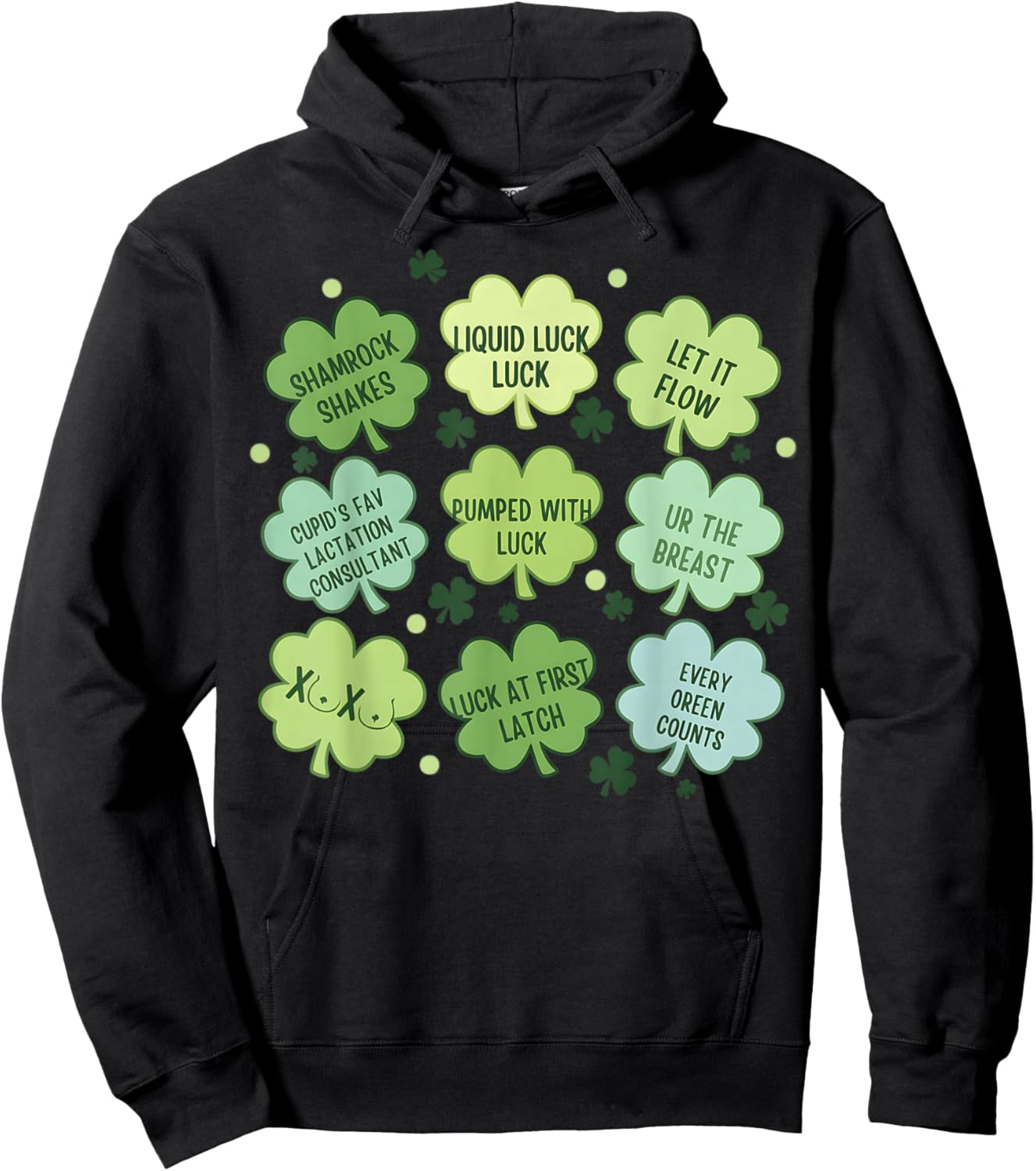 Lactation St Patrick Day Breastfeeding Consultant St Patrick Hoodie - Hoodie | Black