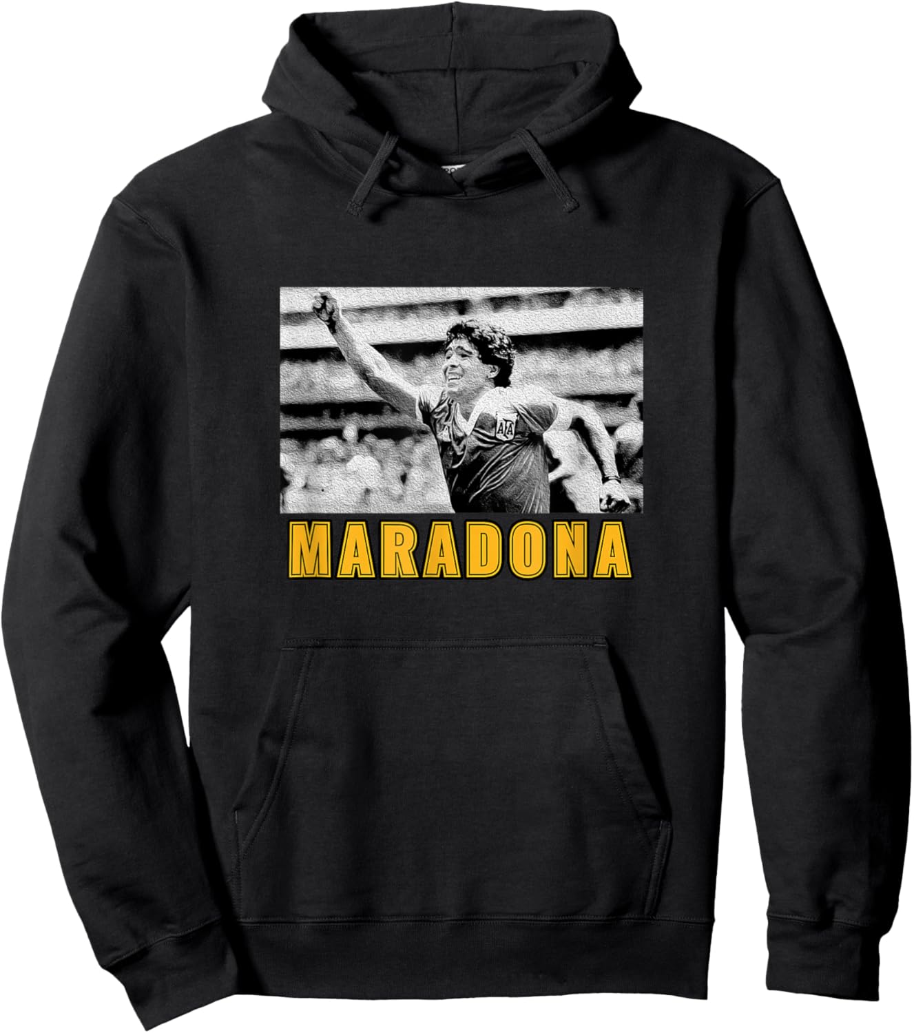 Maradona Celebration Hand of God Hoodie - Hoodie | Black