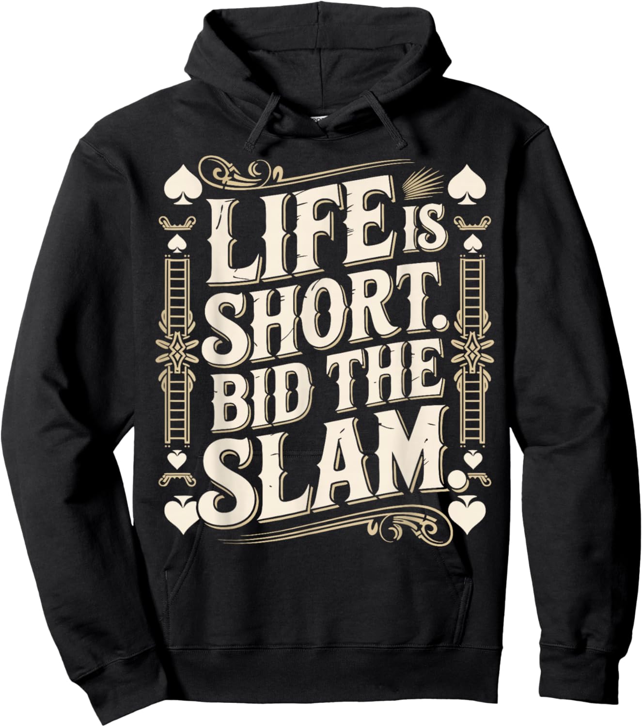Bridge Player Life Contract Bridge Hoodie - Hoodie | Black