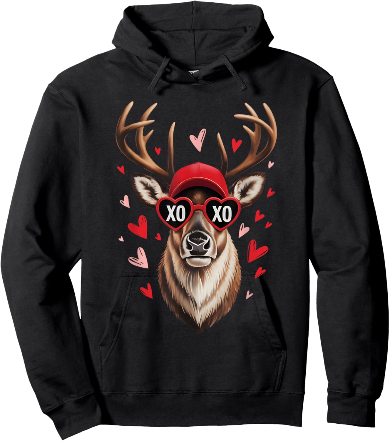 Boys Cap Men Boy Hoodie - Hoodie | Black