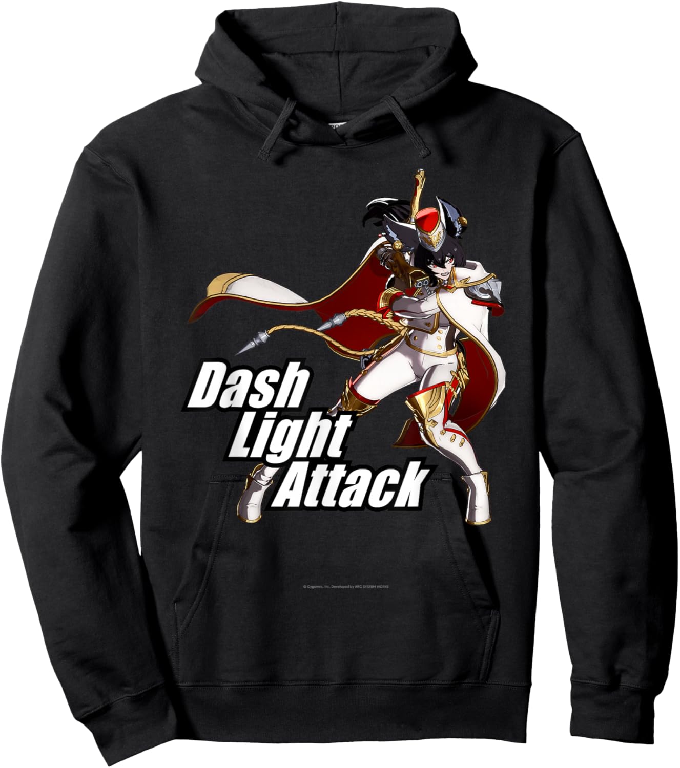 Granblue Fantasy Versus: Rising Dash Light Attack Ilsa Hoodie - Hoodie | Black