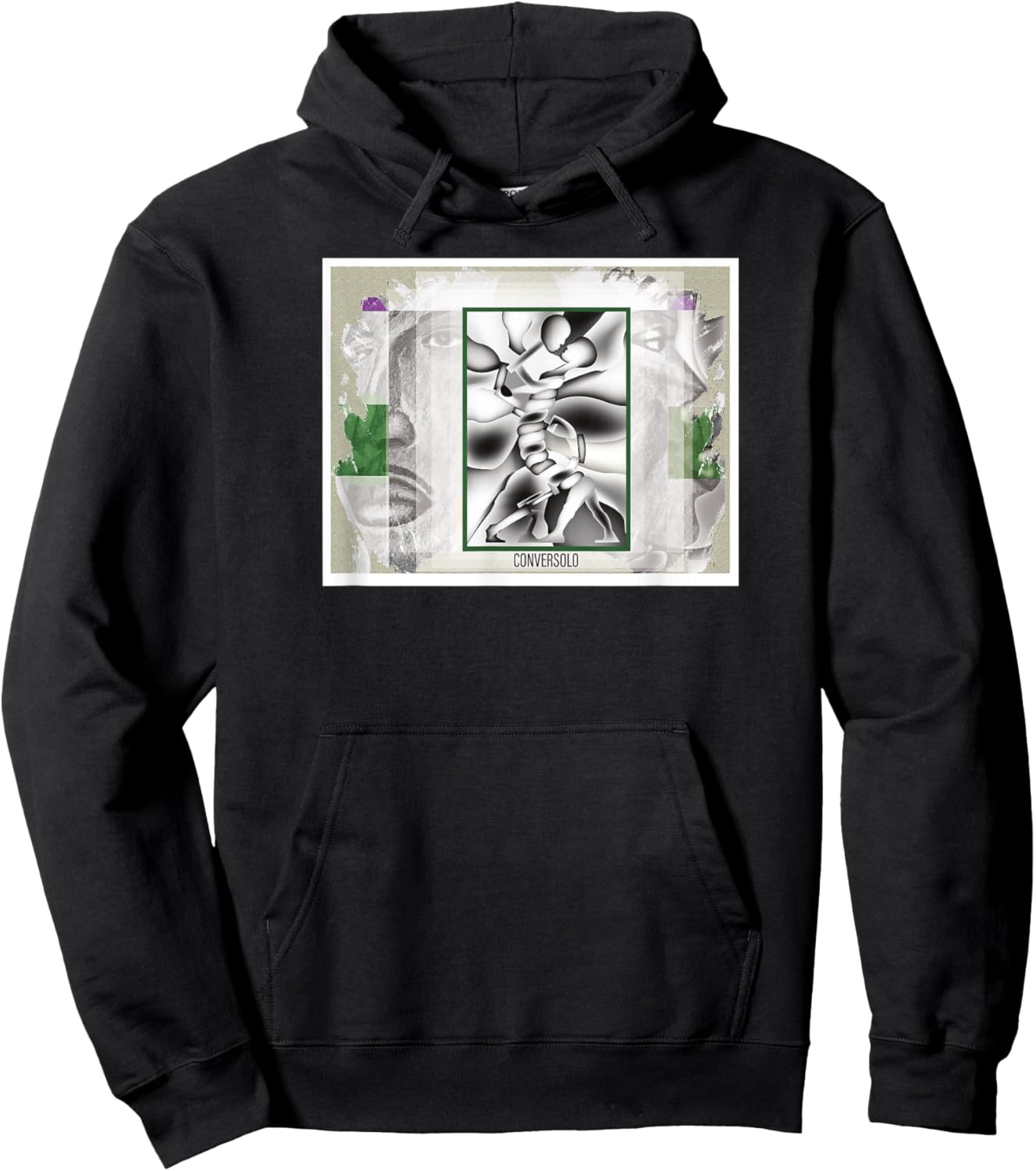 CONVERSOLO - Original Artwork Apparel, Color Wheel Edition Hoodie - Hoodie | Black