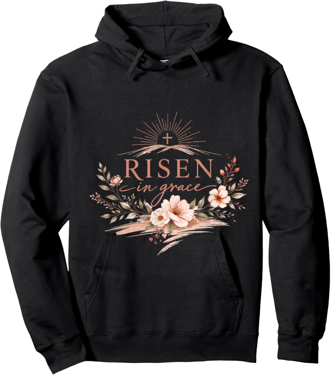Blessed Easter – Celebrate The Resurrection in Style Hoodie - Hoodie | Black