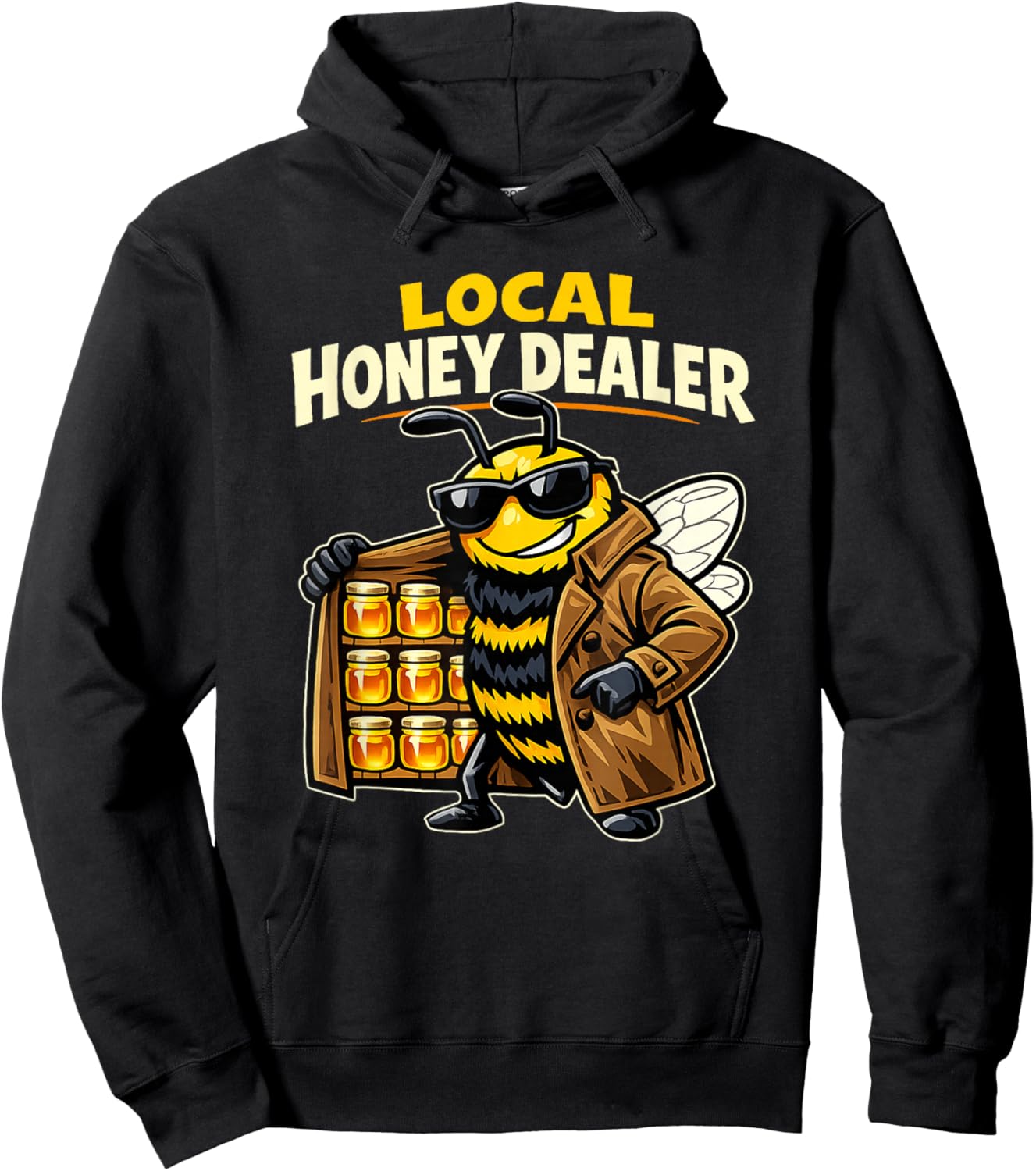 Beekeeper Local Honey Dealer Bee Beekeeping Men Women Hoodie - Hoodie | Black