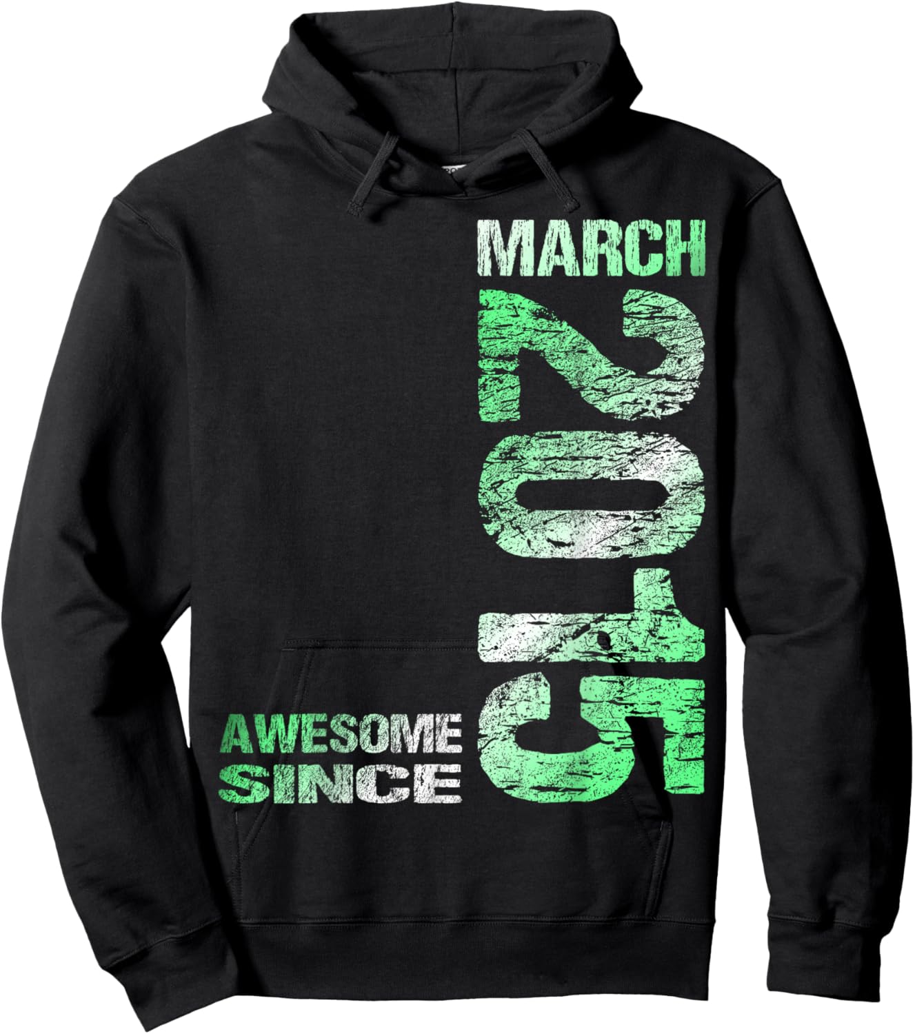 Awesome Since March 2015 Vintage 11. Birthday Hoodie - Hoodie | Black