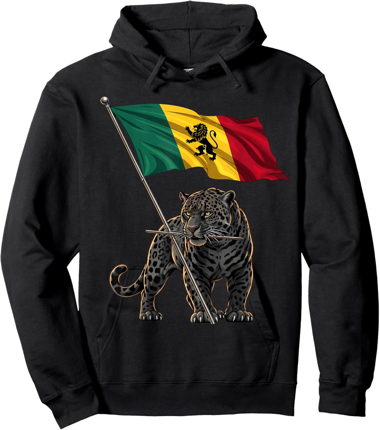 Rasta Reggae Music Rastafarian Roots Jamaican Rastafari Hoodie - Hoodie | Black