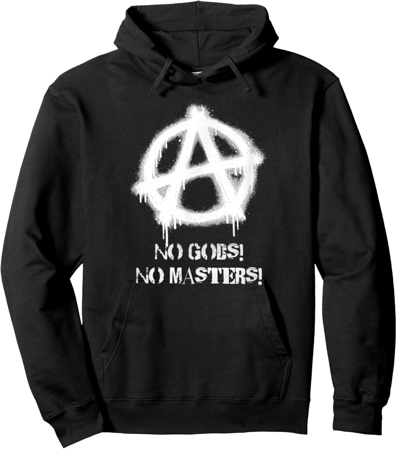 Anarchy Signs, Punks, Punk Rock, Anarchy Hoodie - Hoodie | Black