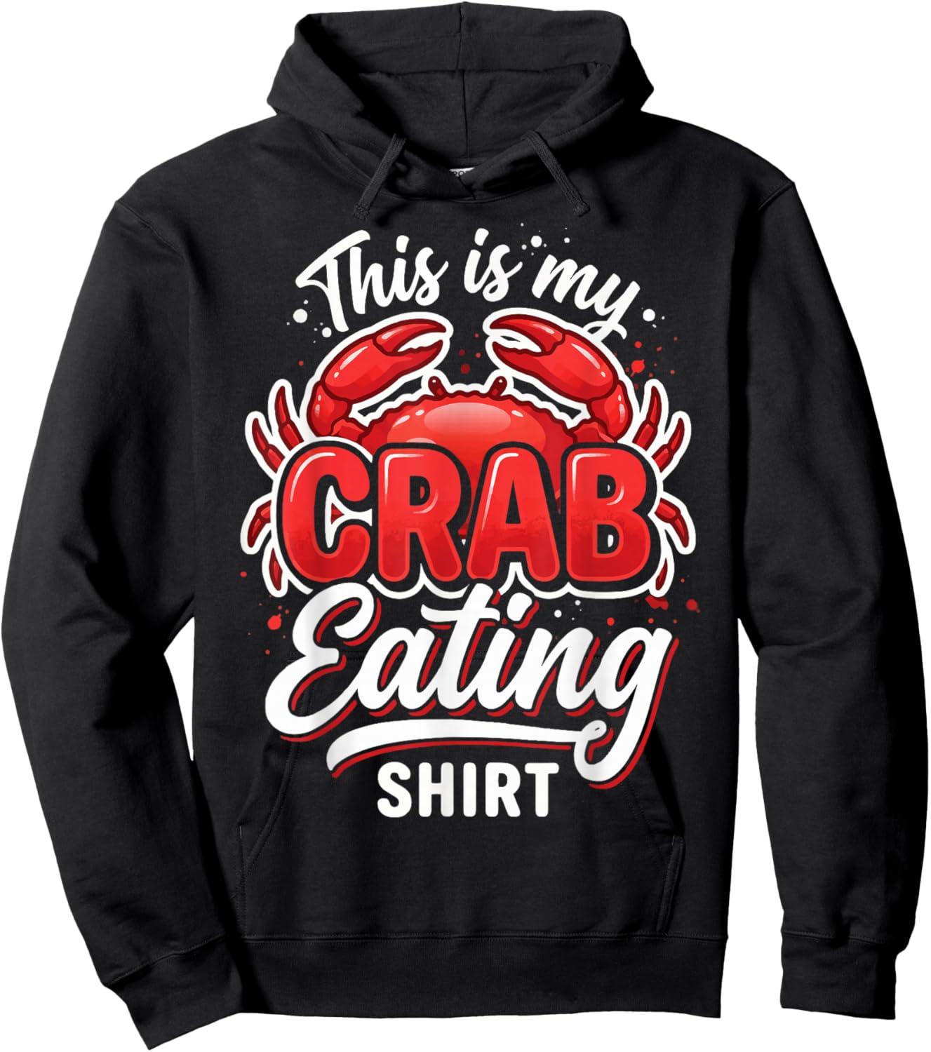 This is My Crab Eating Hoodie - Hoodie | Black