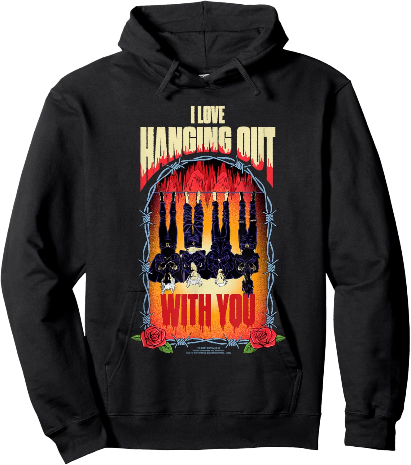 Lost Boys Love Hanging Out with You Valentine's Day Movie Hoodie - Hoodie | Black